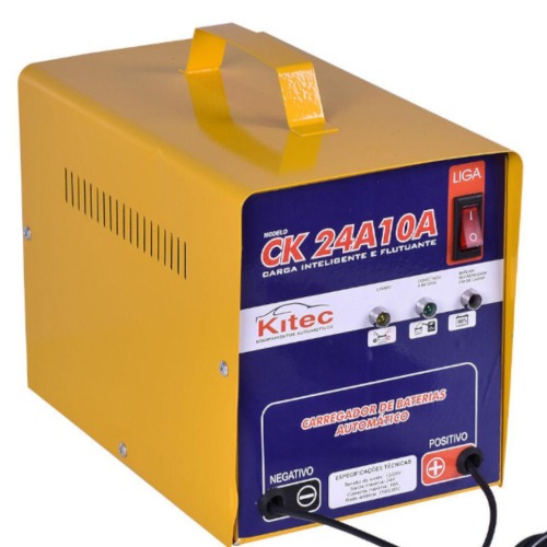 Carregador de bateria portátil 12/24V 10A - CK24A10A 110V/220V Carregador de bateria portátil 12/24V 10A - CK24A10A 110V/220V