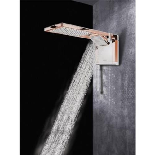 Chuveiro eletrônico 5500 watts 110V branco rosê gold - Acqua Duo Ultra Chuveiro eletrônico 5500 watts 110V branco rosê gold - Acqua Duo Ultra