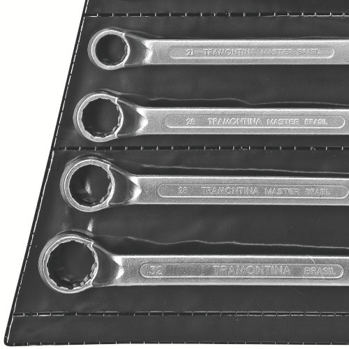Jogo de chave estrela 6 a 32 mm aço cromo vanádio com 12 peças - 42021212 Jogo de chave estrela 6 a 32 mm aço cromo vanádio com 12 peças - 42021212