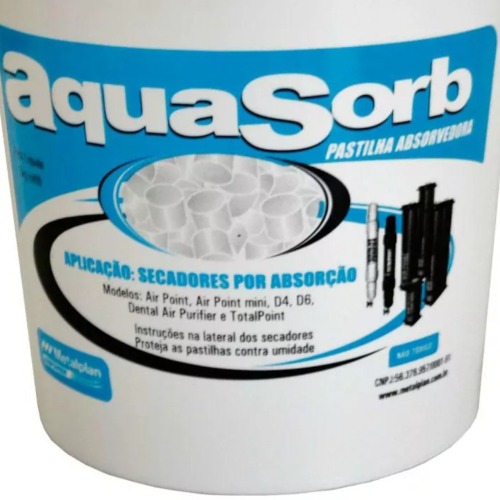 Pastilha absoverdora para secador de ar 3 Kg - Aqua-sorb