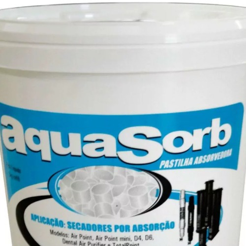Pastilha absoverdora para secador de ar 3 Kg - Aqua-sorb