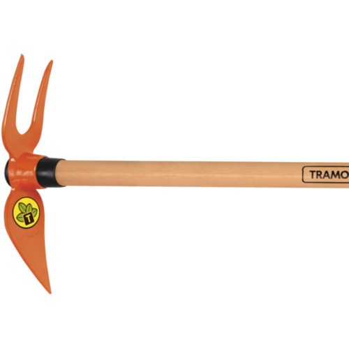 Sacho cora��o duas pontas com cabo de madeira 60 cm - 77804201