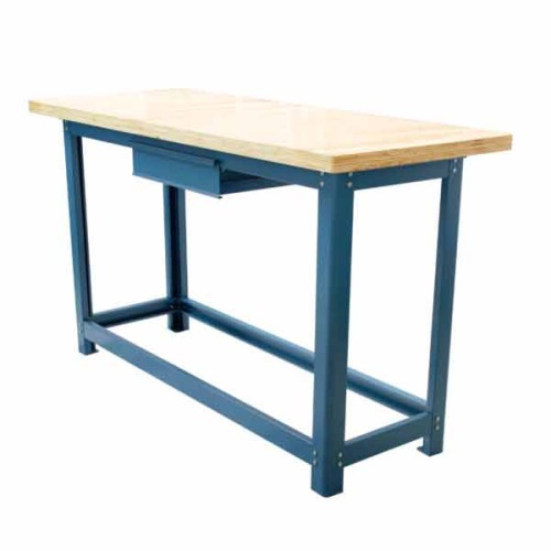 Bancada desmontável tampo compensado pinus 1500 x 600 x 40 mm com 1gaveta - NB-2 Bancada desmontável tampo compensado pinus 1500 x 600 x 40 mm com 1gaveta - NB-2