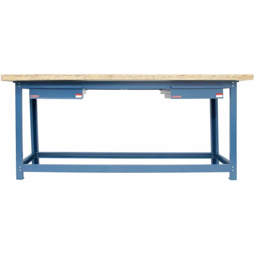 Bancada desmontável tampo compensado pinus 2000 x 600 x 40 mm c/ 2gavetas - NB-3 Bancada desmontável tampo compensado pinus 2000 x 600 x 40 mm c/ 2gavetas - NB-3