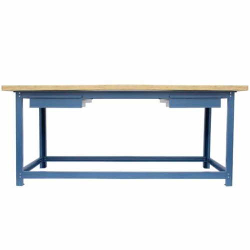 Bancada desmontável tampo compensado pinus 2000 x 800 x 40 mm c/ 2gavetas - NB-4 Bancada desmontável tampo compensado pinus 2000 x 800 x 40 mm c/ 2gavetas - NB-4