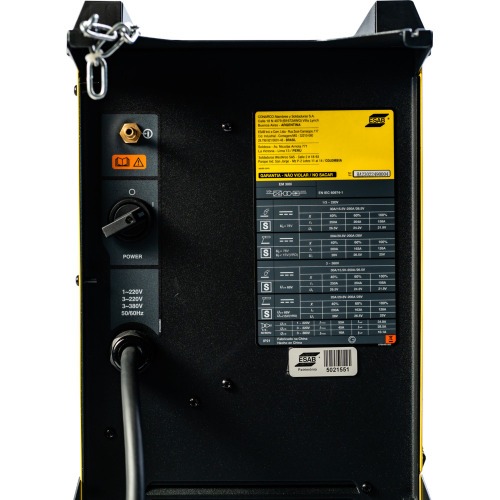Inversora de solda multiprocesso 250A para Eletrodo e Mig mono/trif. - RUSTLER 300i