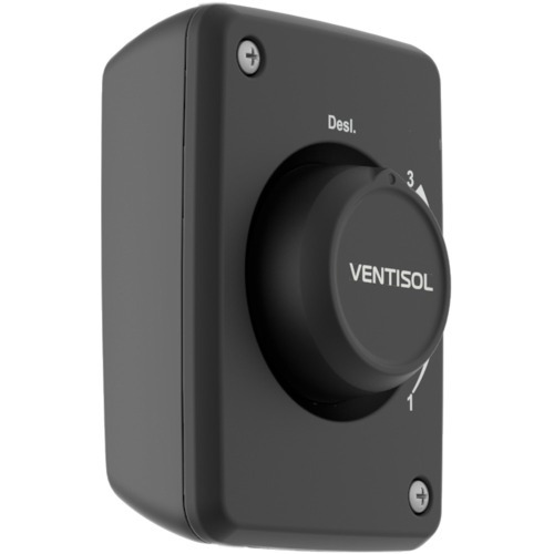Ventilador de parede 50 cm oscilante preto 14063 - NEW  110V