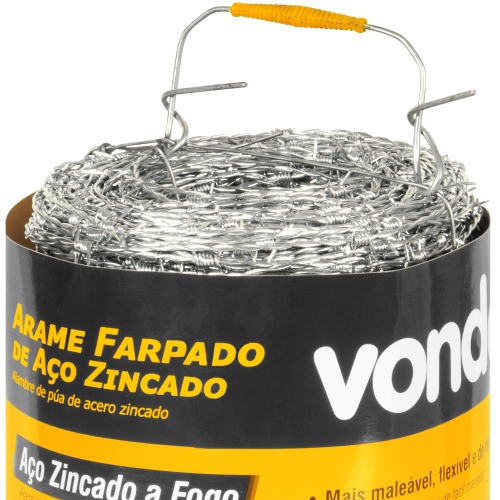 Arame farpado 250kgf rolo 250 metros Arame farpado 250kgf rolo 250 metros