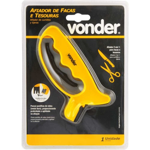Afiador de facas e tesouras com vídea Afiador de facas e tesouras com vídea