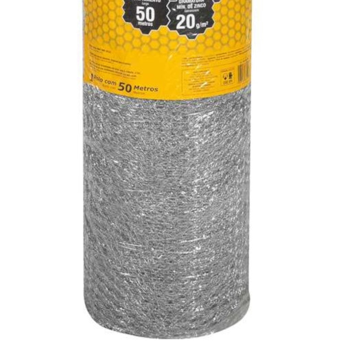 Tela met�lica hexagonal para viveiro malha 1/2