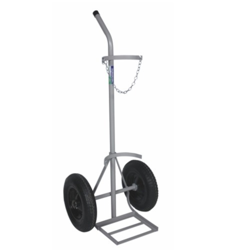 Carro para transporte de oxigênio com apoio capacidade para 1 cilindro Carro para transporte de oxigênio com apoio capacidade para 1 cilindro