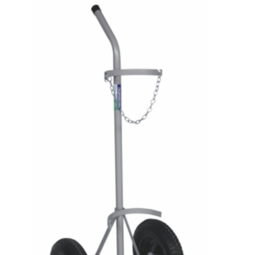 Carro para transporte de oxigênio com apoio capacidade para 1 cilindro Carro para transporte de oxigênio com apoio capacidade para 1 cilindro