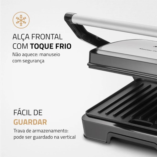 Sanduicheira Grill antiaderente 1000W Press duo 180-PG -01-180 220V Sanduicheira Grill antiaderente 1000W Press duo 180-PG -01-180 220V