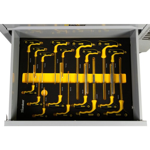 Carrinho para ferramentas com 7 gavetas e 258 ferramentas - Work Station Carrinho para ferramentas com 7 gavetas e 258 ferramentas - Work Station