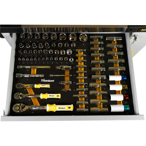 Carrinho para ferramentas com 7 gavetas e 258 ferramentas - Work Station Carrinho para ferramentas com 7 gavetas e 258 ferramentas - Work Station