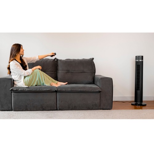 Ventilador tipo torre oscilante com controle remoto - Air Silence  220V