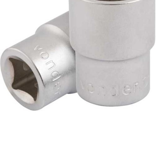 Soquete estriado 21 mm encaixe 1/2 Soquete estriado 21 mm encaixe 1/2