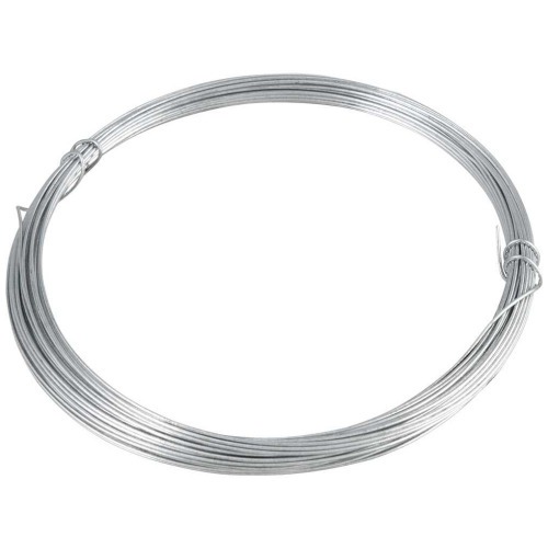 Arame galvanizado BWG18 1,24 mm rolo com 10 metros Arame galvanizado BWG18 1,24 mm rolo com 10 metros