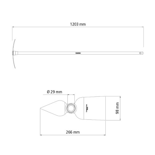Sacho cora��o com cabo de 120 cm - 77800501