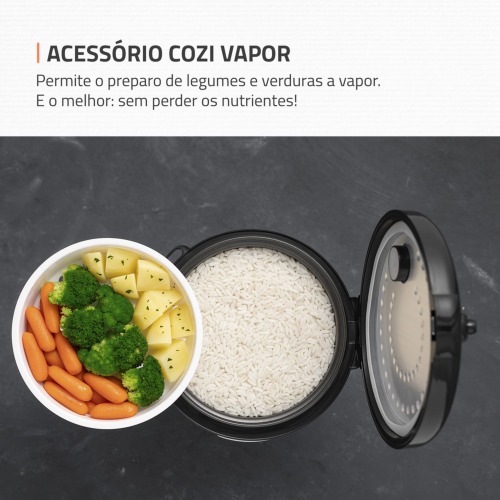 Panela elétrica de arroz 5 xícaras Fast Rice 5 - NPE-08-5X 220V Panela elétrica de arroz 5 xícaras Fast Rice 5 - NPE-08-5X 220V