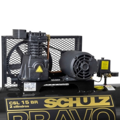 Compressor de ar 15 pés 200L 3 hp 140 libras trifásico Bravo - CSL15BR/200 Compressor de ar 15 pés 200L 3 hp 140 libras trifásico Bravo - CSL15BR/200