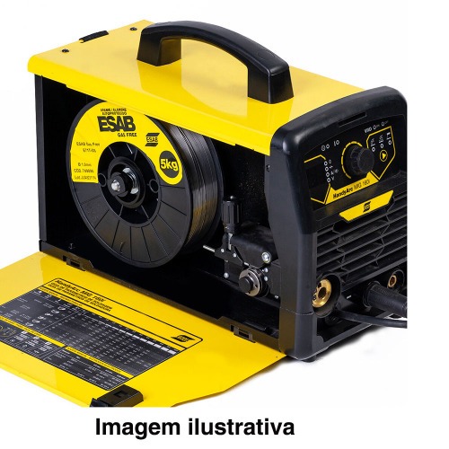 Arame para solda mig 1,0 mm 5 kg uso sem gás - Gas Free Arame para solda mig 1,0 mm 5 kg uso sem gás - Gas Free
