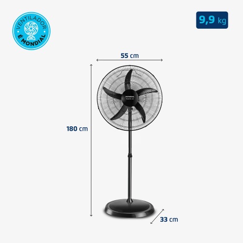 Ventilador de coluna 55 cm 5 p�s oscilante - NVC-PRO-55  220V