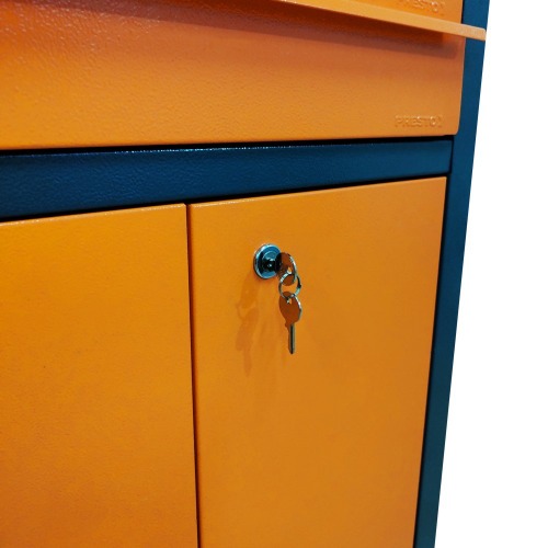 Carrinho para ferramentas com 2 gavetas e 2 portas - 91004 Carrinho para ferramentas com 2 gavetas e 2 portas - 91004