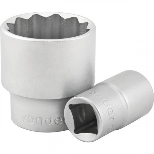 Soquete estriado 14 mm encaixe 1/2 Soquete estriado 14 mm encaixe 1/2