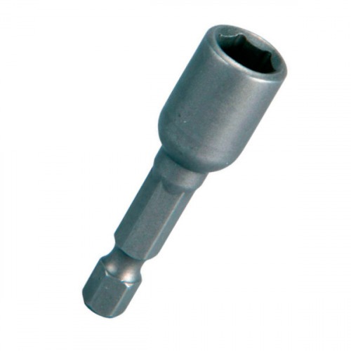 Soquete magn�tico sextavado 13 x 50 mm encaixe 1/4