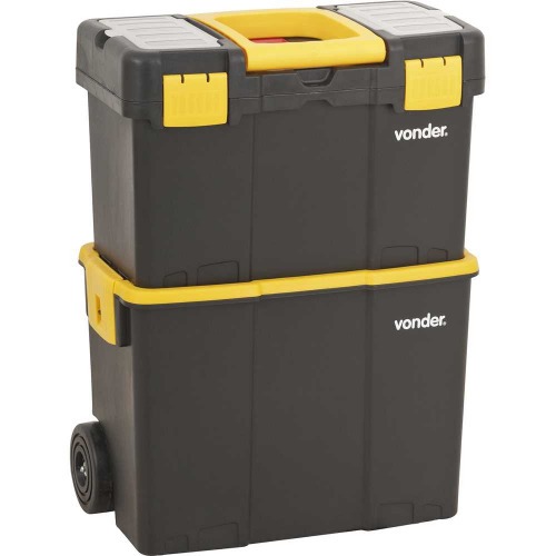 Caixa pl�stica para ferramentas com rodas 46 x 26 x 62,5 cm - CRV0300