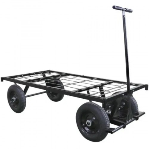Carro plataforma com tampo em grade de aço capacidade de 600 kg - MP-600G Carro plataforma com tampo em grade de aço capacidade de 600 kg - MP-600G