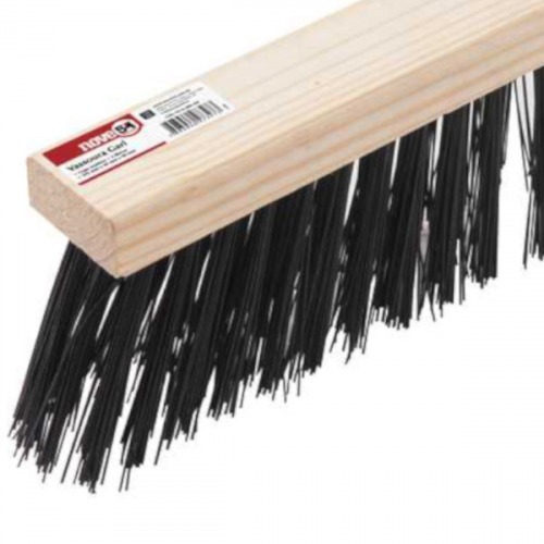 Vassoura tipo gari cepa pl�stica 4 fileiras 37,5 cm