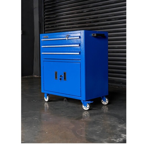Carrinho para ferramentas com 3 gavetas e 2 portas - RLL-316