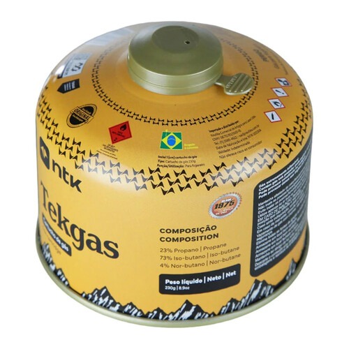 Cartucho de gás para fogareiro 230g - 280600 - Tekgás Cartucho de gás para fogareiro 230g - 280600 - Tekgás