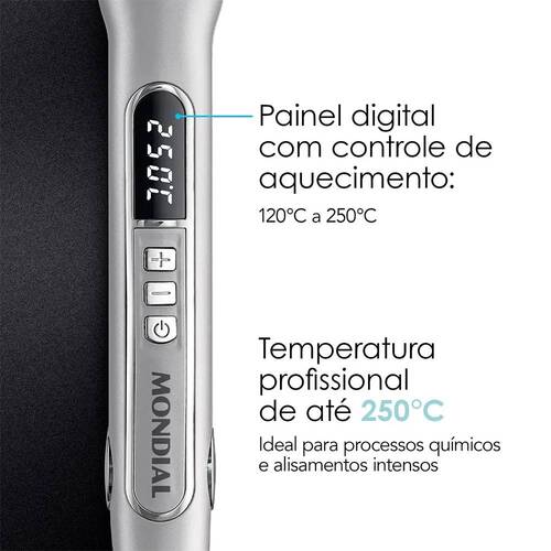 Prancha Progressiva cabo giratório Ultra Liss Pro - P-02-PRO 110V/220V Prancha Progressiva cabo giratório Ultra Liss Pro - P-02-PRO 110V/220V