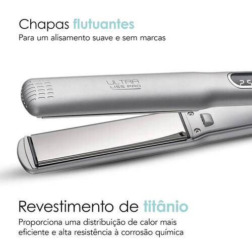 Prancha Progressiva cabo giratório Ultra Liss Pro - P-02-PRO 110V/220V Prancha Progressiva cabo giratório Ultra Liss Pro - P-02-PRO 110V/220V
