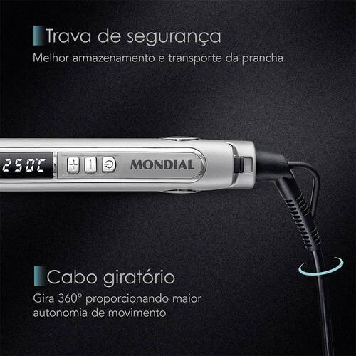 Prancha Progressiva cabo giratório Ultra Liss Pro - P-02-PRO 110V/220V Prancha Progressiva cabo giratório Ultra Liss Pro - P-02-PRO 110V/220V