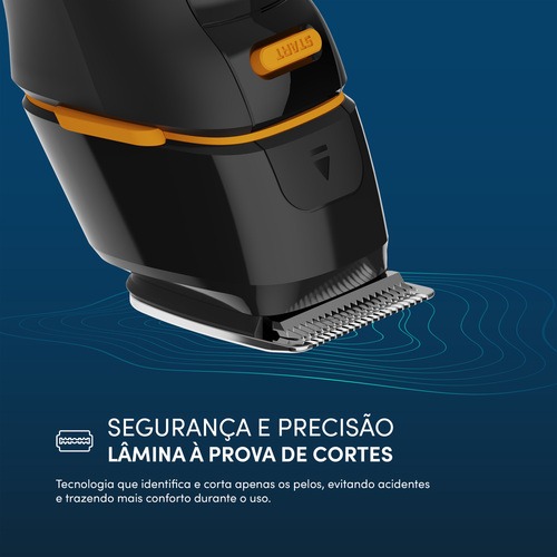 Aparador de pelos e babeador 10 em 1 a prova d'água IPX7 - Multigroom WMG011 110V/220V Aparador de pelos e babeador 10 em 1 a prova d'água IPX7 - Multigroom WMG011 110V/220V