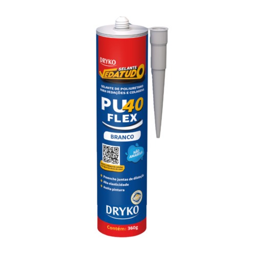 Adesivo selante PU cartucho 360g PU 40 FLEX - Vedatudo