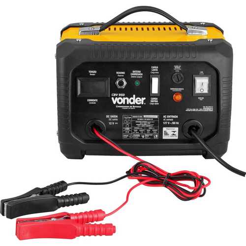 Carregador de bateria portátil 12 volts - CBV950 110V Carregador de bateria portátil 12 volts - CBV950 110V