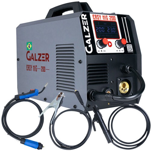 Inversora de solda Multiprocesso 200A para Eletrodo Mig e Tig - Easy MIG 200 220V Inversora de solda Multiprocesso 200A para Eletrodo Mig e Tig - Easy MIG 200 220V