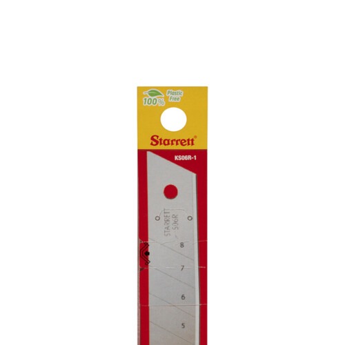 Cartela de lâminas para estilete 18 mm 10 peças - KS06R Cartela de lâminas para estilete 18 mm 10 peças - KS06R