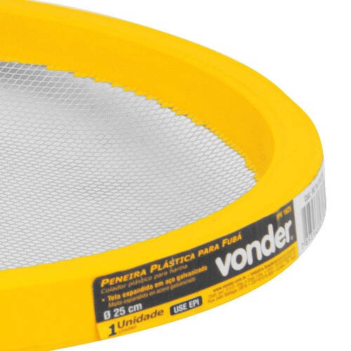 Peneira em pl�stico para fuba 25 cm