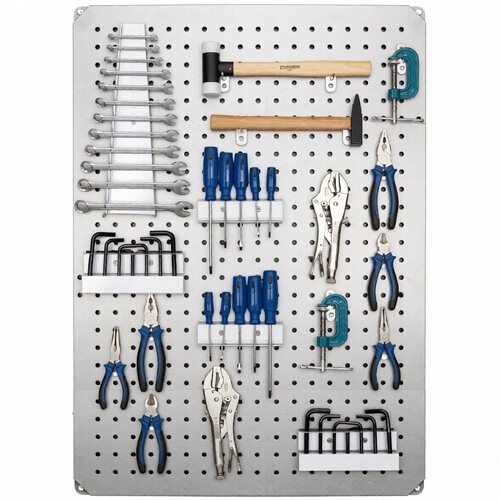Painel para ferramentas perfurado met�lico 640 x 970 mm - PM-P