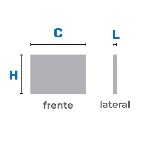 Painel para ferramentas perfurado met�lico 640 x 970 mm - PM-P