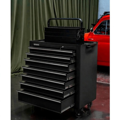 Carrinho para ferramentas fechado com 7 gavetas - RLL-329 Carrinho para ferramentas fechado com 7 gavetas - RLL-329