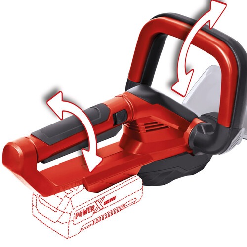 Aparador de cerca viva a bateria 18V 620 mm com bateria e carregador - GC-CH 1855/1 110V/220V Aparador de cerca viva a bateria 18V 620 mm com bateria e carregador - GC-CH 1855/1 110V/220V
