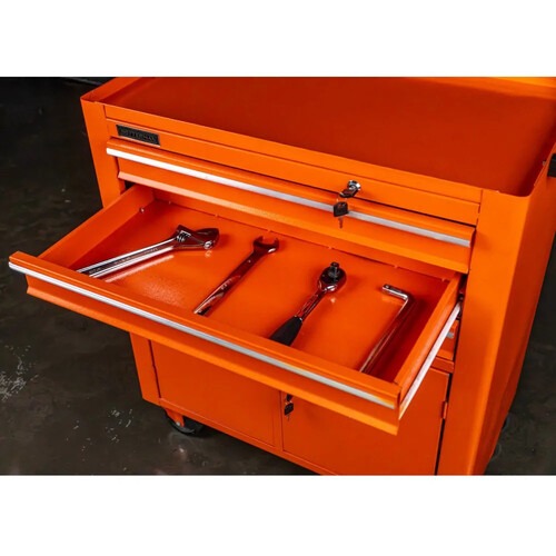 Carrinho para ferramentas com 3 gavetas e 2 portas - RLL-316 Carrinho para ferramentas com 3 gavetas e 2 portas - RLL-316