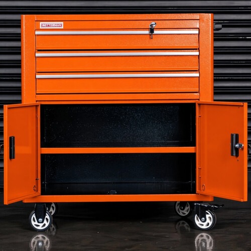 Carrinho para ferramentas com 3 gavetas e 2 portas - RLL-316 Carrinho para ferramentas com 3 gavetas e 2 portas - RLL-316